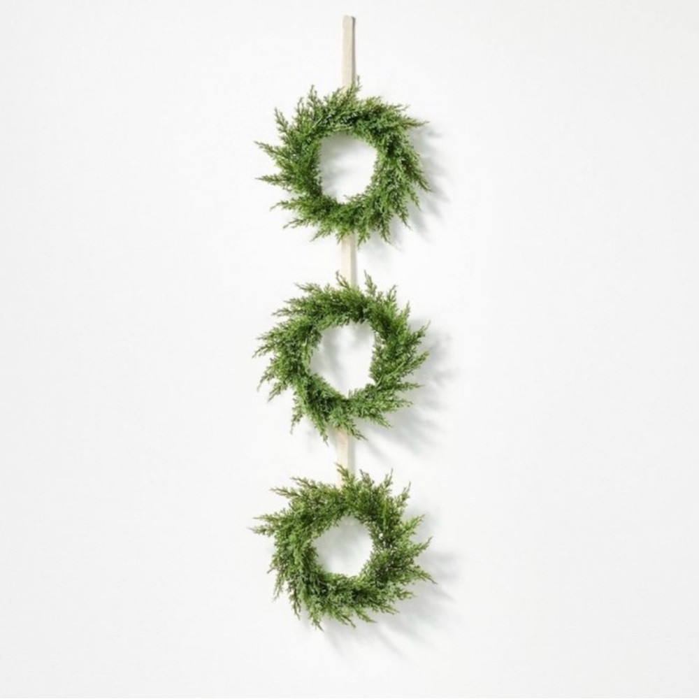 COPY - Threshold designed with Studio Mcgee set of 3 Cypress Wreaths